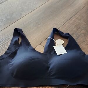 LE MYSTÈRE  Smooth Shape Wire-Free Bralette BLACK SIZE XXL